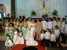 A simple tipid Filipino wedding Budget Tipid Wedding Church photo